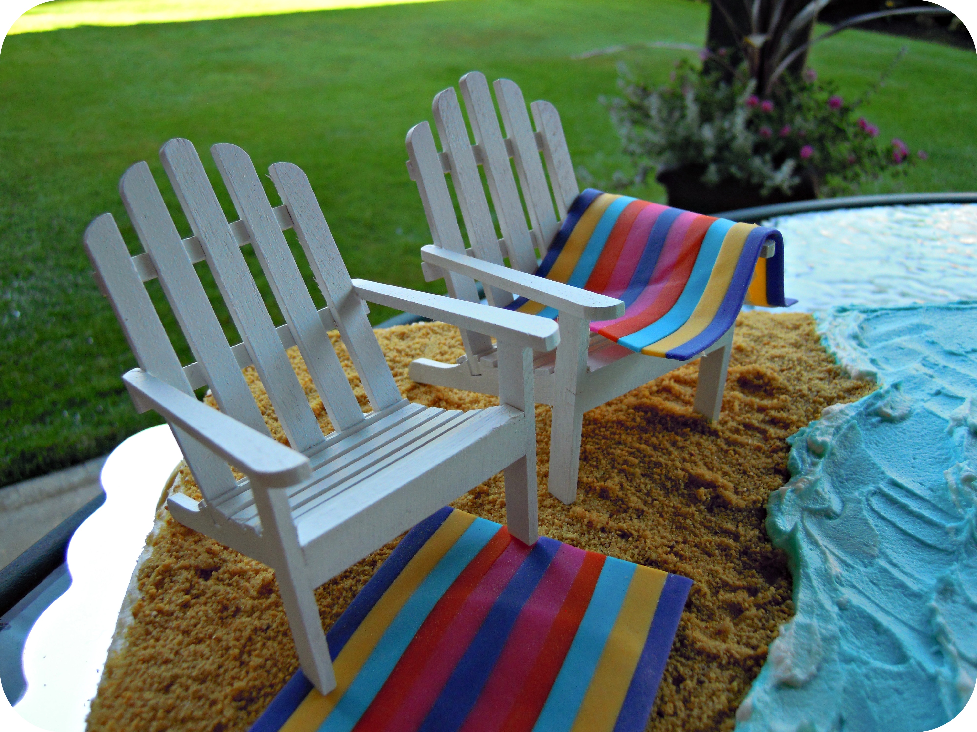 Birthday Beach Cake
